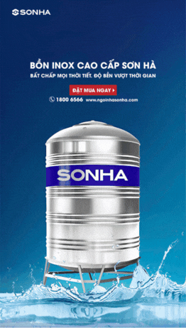 Bồn inox cao cấp Sơn Hà